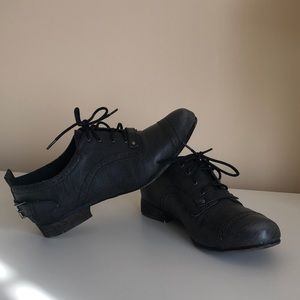 Mix No 6 Black Lace up Loafer